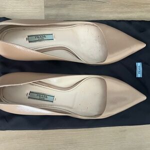 Prada Pointed Toe Heel, Pumps tan size 40